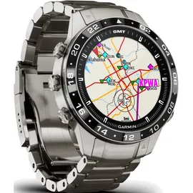 Garmin MARQ Gen2 Aviator Titaniumarmband silber