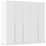 otto home Drehtürenschrank OTTO HOME "Kleiderschrank Schrank Garderobe AGORDO TOPSELLER Schlafzimmer", weiß (alpinweiß), B:226cm H:210cm T:54cm, Holzwerkstoff, Schränke, Drehtürenschrank, durchdachte Innenausstattung, in 7 Breiten und 2 Höhen MADE IN GERMANY,