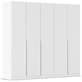 otto home Drehtürenschrank OTTO HOME "Kleiderschrank Schrank Garderobe AGORDO TOPSELLER Schlafzimmer", weiß (alpinweiß), B:226cm H:210cm T:54cm, Holzwerkstoff, Schränke, Drehtürenschrank, durchdachte Innenausstattung, in 7 Breiten und 2 Höhen MADE IN GERMANY,