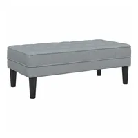 VidaXL Bank Hellgrau 113x57x39 cm Stoff