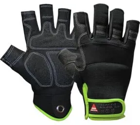 Hase Montagehandschuhe Technik, 0-Finger Größe 8, Velcro