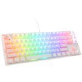 Ducky One 3 TKL Aura White (US, Kabelgebunden), Tastatur, Weiss