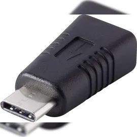 Renkforce USB 2.0 Adapter [1x USB-C® Stecker - 1x USB 2.0 Buchse Micro-B] rf-usba-11 vergoldete Steckkontakte