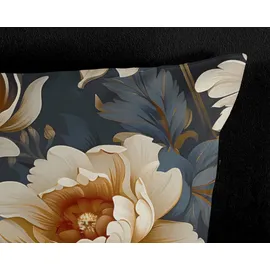Muller Textil Iron Blumen Grau 135 x 200 cm + 2 x 80 x 80 cm
