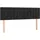 vidaXL Boxspringbett mit Matratze Schwarz 140x200 cm Samt