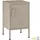 Tectake Nachtschrank Baker 35 x 42,5 x 60,5 cm Taupe