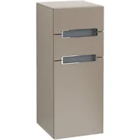 Villeroy & Boch Subway 2.0 Seitenschrank 354x857x370 Glossy Grey,