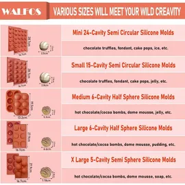 luxuskollektion 3er Set Dome Mousse Backform