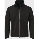 Outdoorjacke SCHÖFFEL "Hiking Softshell Jk Style Fracon MNS", Herren, Gr. 52, schwarz (9990, schwarz), Oberstoff: Aussenseite: 100% Polyester, Innenseite: 100% Polyester; (Membran: Thermoplastisches Polyurethan); Oberstoff Besatz: 100% Polyester; Futter: 100% Polyester, sportlich, regular fit, Langarm, Jacken