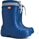 DEMAR demar. Kinder Gummistiefel Winterstiefel Regenstiefel Kinderstiefel gefüttert DUNKELBLAU Größe 28/29 - Dunkelblau - 28/29