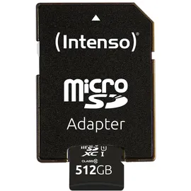 Intenso microSD UHS-I Premium 512 GB + SD-Adapter