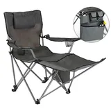 Hi Campingstuhl Luxus Grau