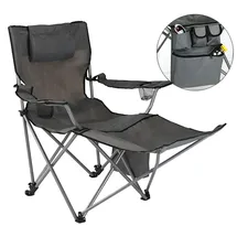Hi Campingstuhl Luxus Grau