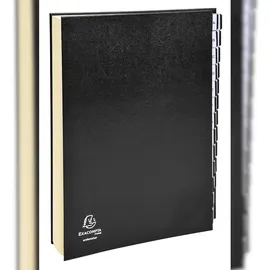 Exacompta 621265E Sammelmappe Karton Schwarz