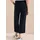 Cecil Style Neele High Waist Wide Leg Hose Blau M