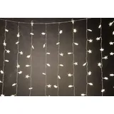 Trendline LED Lichtervorhang Sterne 200 LED, warmweiß