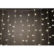 Trendline LED Lichtervorhang Sterne 200 LED, warmweiß