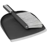 5five simply smart Handfeger mit Kehrschaufel Grau-Schwarz