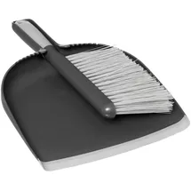 5five simply smart Handfeger mit Kehrschaufel Grau-Schwarz