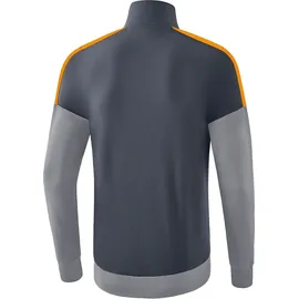 Erima Squad Trainingsjacke slate grey/monument grey/new orange 164
