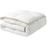 Beliani Bettdecke Entendaunen Mittelwarm EIGER 220 x 240 cm