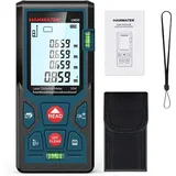 Digitaler Laser-Entfernungsmesser, LM50 50 m digitaler Laser-Entfernungsmesser, Längen-/Flächen-/Volumen-/Pythagoras-Theoremmessung mit