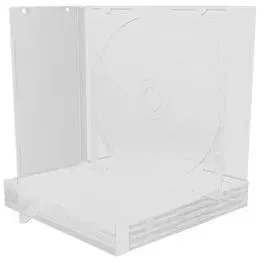 MediaRange BOX23-T CD-Hülle Schmuckschatulle 1 Disks Transparent