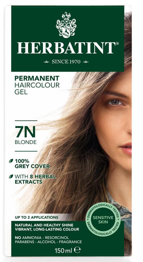Herbatint Soin colorant permanent Blond 7N 150 ml solution(s)