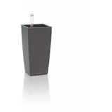 LECHUZA MINI-CUBI 10 x 18 x 10 cm Basaltgrau Matt Komplettset