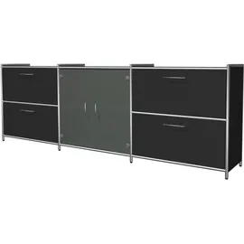Kerkmann Sideboard 236,0 x 38,0 x 78,0 cm anthrazit