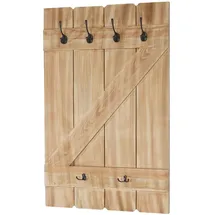 Mendler Garderobenpaneel HWC-D13 91 x 60 cm Kiefer