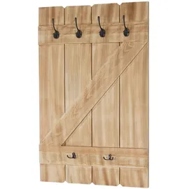 Mendler Garderobenpaneel HWC-D13 91 x 60 cm Kiefer