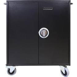 Leba NoteCart Flex Extended 32 – Wagen (nur Laden) für 32 Tablets / Notebooks – verri, Notebook Ersatzteile, Grau, Schwarz