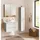 Fackelmann B.Style Hochschrank 30 x 162 x 31,6 cm Weiß/Grau Holz