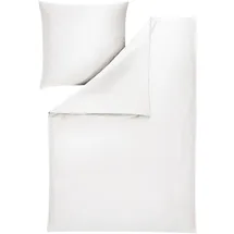 Estella Bettwäsche Valetta 200x200 cm - 2x 80x80 cm | weiss - weiß