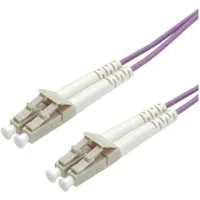 Roline LWL-Kabel 50/125μm OM4, LC/LC, LSOH, Low-Loss, 15 m