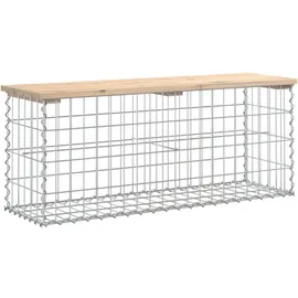 deluke Gabionenbank BIKS 103 × 31,5 × 42 cm