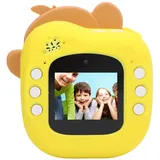 Kids Camera, Niedliche Cartoon -Affen Thermische Instantkamera mit 48 MP FHD, 2 Zoll HD Sunlight Proof Screen, 2 Rollen Fotopapier, Instant -Druck -Digitalkamera für Jungen