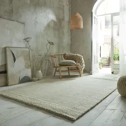 Kadima Design Exklusiver Wohnzimmerteppich `Calder`, Wolle-Polyester-Mix, Farbe: Beige, 160x230 cm