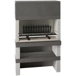 Edilmark KUBO - Grillkamin für Holz und Holzbackofen - Hintere Feuerstelle