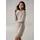 LAURA SCOTT Strickkleid Mini Taupe-Melange 36