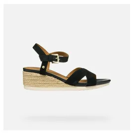 GEOX Ischia Corda Damen Schwarz 38