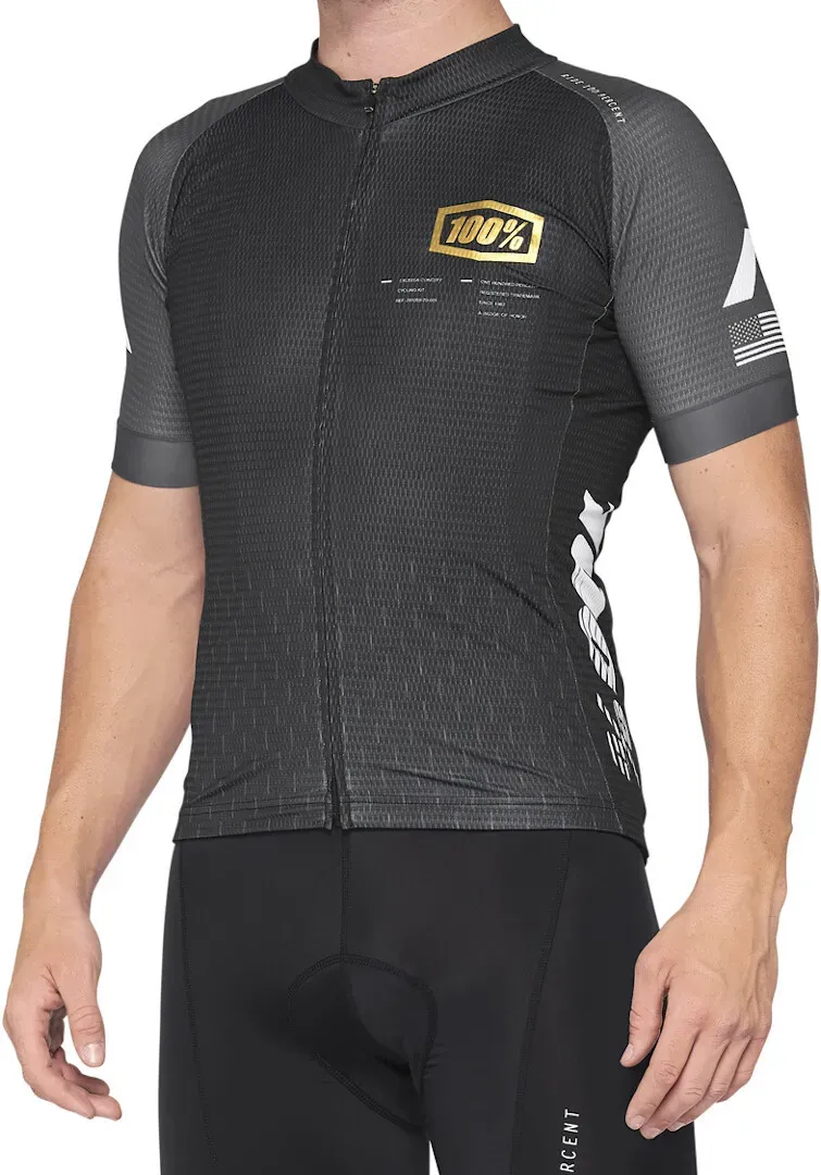 100% Exceeda Kurzarm Fahrrad Jersey