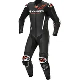 Alpinestars Gp-r7 Lederkombi - Black / White / Red Fluor - 60