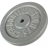 GORILLA SPORTS® Hantelscheiben - Set/Einzeln, 0,5 kg, 1,25 kg, 2 kg, 2,5 kg, 5 kg, 10 kg, 15 kg, 20 kg, 25 kg, 30 kg Gewichte, 30/31 mm, Gusseisen, Silber/Schwarz - Gewichtsscheiben, Bumper Plates