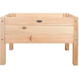 Esschert Design - Quadratischer Gemüsegarten für Kinder Holz, Kinderhochbeet