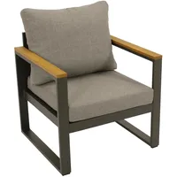 DEGAMO Kampala Diningsessel 70 x 65 x 71 cm grau 5 St.