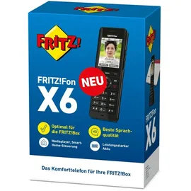 AVM FRITZ!Fon X6 schwarz