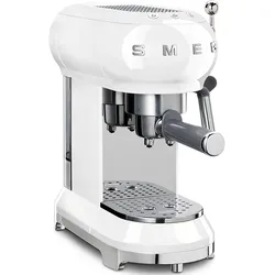 smeg Kaffeemaschine 50 ́s Style Edelstahl Weiß