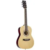 J & D AG-1 1/2 NT Westerngitarre, Akustik-Gitarre, 1/2 Gitarre, Acoustic Guitar Dreadnought mit Natural Agathis Decke, ideal zum Gitarre lernen